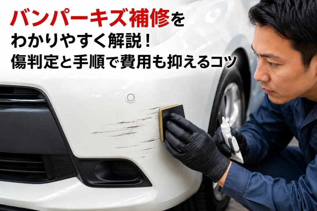 バンパーキズ補修をわかりやすく解説!傷判定と手順で費用も抑えるコツ